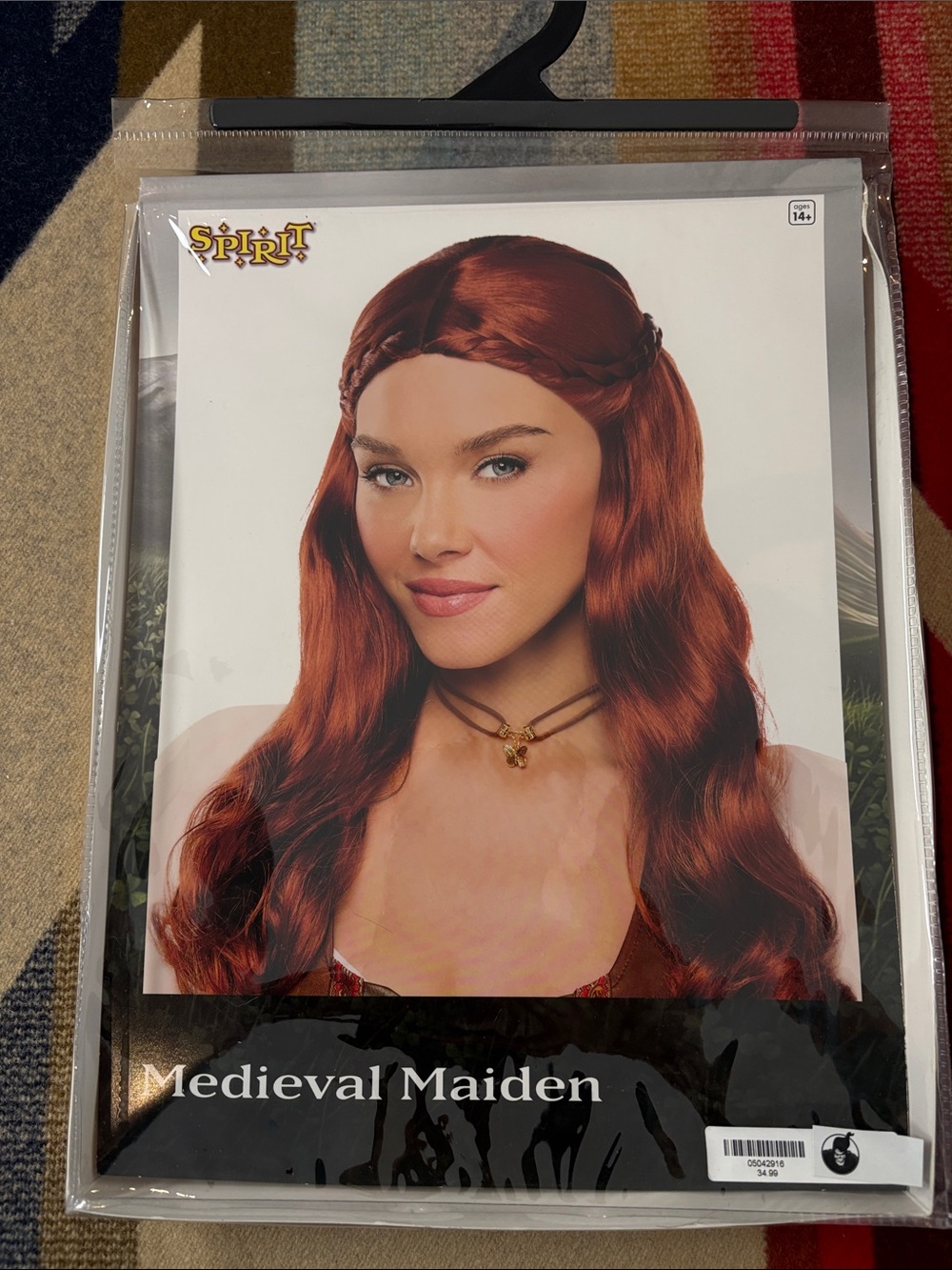 Spirit Rich Copper Red Braided Half-Up Wig